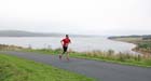 Ceri Rees on his way to winning the Kielder Marathon for the second year.